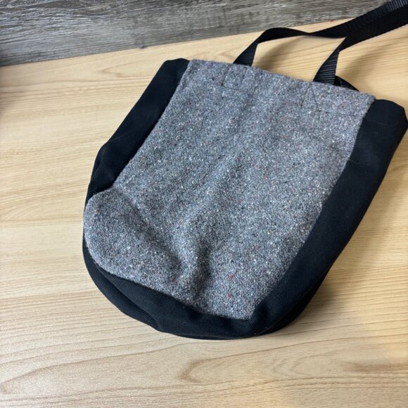 Faribault Woolen Mills Bag Tote Wool Caribou Coffee Small - Picture 3 of 7